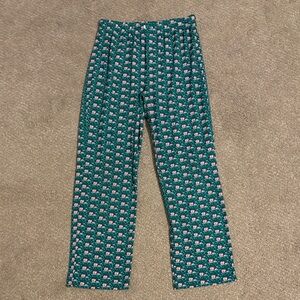 Vineyard Vines Green Santa Pajama Pants